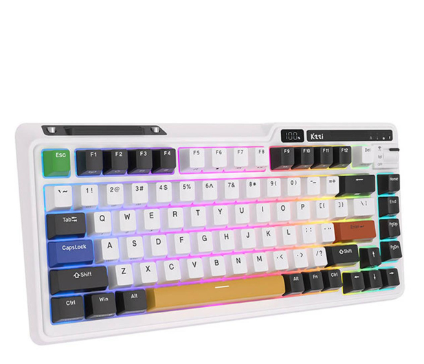 Royal Kludge KZZI K75 pro RGB (Moment switch) - Czarno-biała - 1198921 - zdjęcie 4
